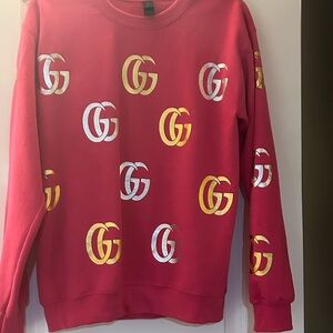 Red GG Logo Sweatshirt